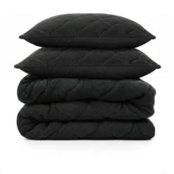 Dekbed zonder Overtrek Lazy Teddy 200x200 – Superzacht & Wasbaar – Zwart