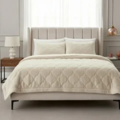 Dekbed zonder Overtrek Lazy Teddy 240x200 – Superzacht & Wasbaar – Beige