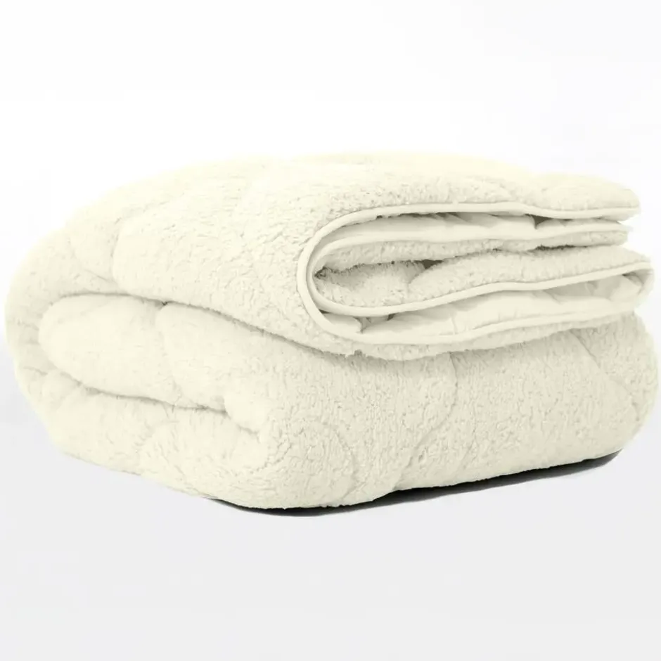 Dekbed zonder Overtrek Lazy Teddy 200x200 – Superzacht & Wasbaar – Beige