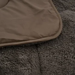 Dekbed zonder Overtrek Lazy Teddy 240x200 – Superzacht & Wasbaar – Taupe