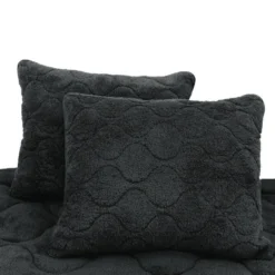 Dekbed zonder Overtrek Lazy Teddy 240x200 – Superzacht & Wasbaar – Zwart