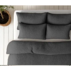 Dekbed zonder Overtrek – Luxe Mousseline – Superzacht Katoen – Antraciet 240x200