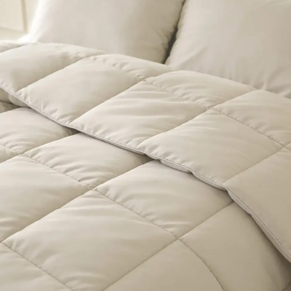Dekbed zonder overtrek – Perkal Hotel Katoen – 140x220 – Beige