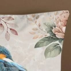Descanso IJsvogel Dekbedovertrek Zand-2-persoons (200 x 200/220 cm)