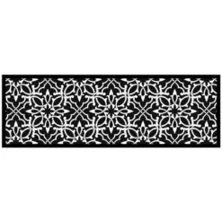 Deurmat Ornament Pattern antraciet - 50x150 cm