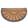 Deurmat rubber/kokos 40x70 cm - Halfrond