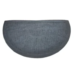 Deurmat rubber/kokos 40x70 cm - Halfrond