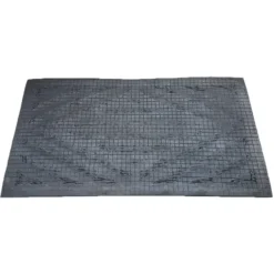 Deurmat rubber/kokos 40x70 cm - Ruit