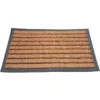 Deurmat rubber/kokos 40x70 cm - Streep