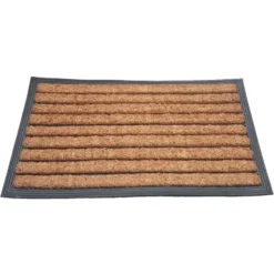 Deurmat rubber/kokos 40x70 cm - Streep