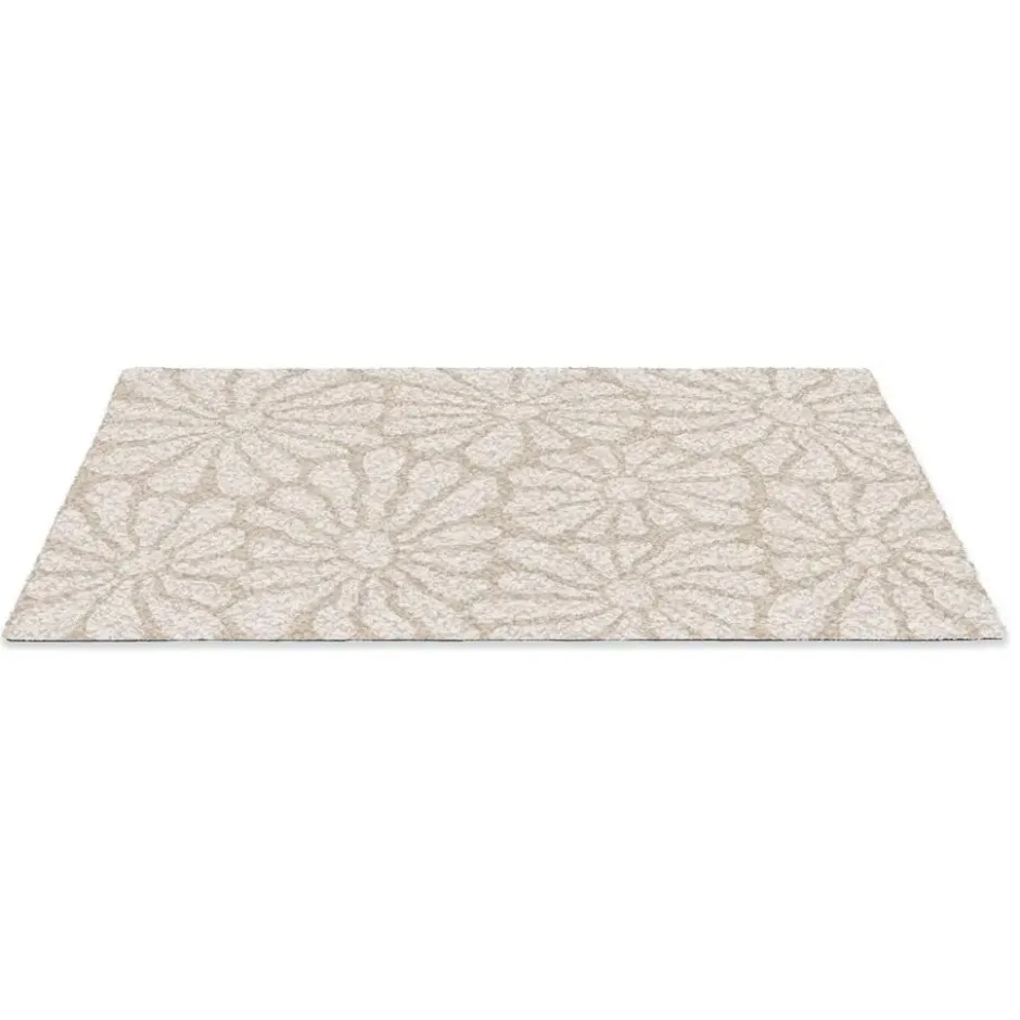 Deurmat 60x40 cm Bloemen - Print - Beige - Bruin - Minimalistisch