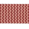 Deurmat 60x40 cm Zigzag - Strepen - Patroon - Rood