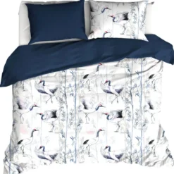 De Witte Lietaer Dekbedovertrek Mont Blanc Majolica Blue - Lits Jumeaux - 240 x