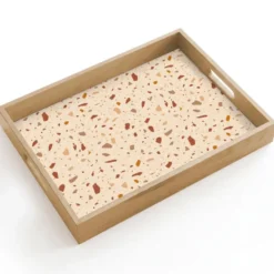 Dienblad 40x30 cm Terrazzo - Patroon - Kleurrijk - Steen