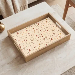 Dienblad 40x30 cm Terrazzo - Patroon - Kleurrijk - Steen