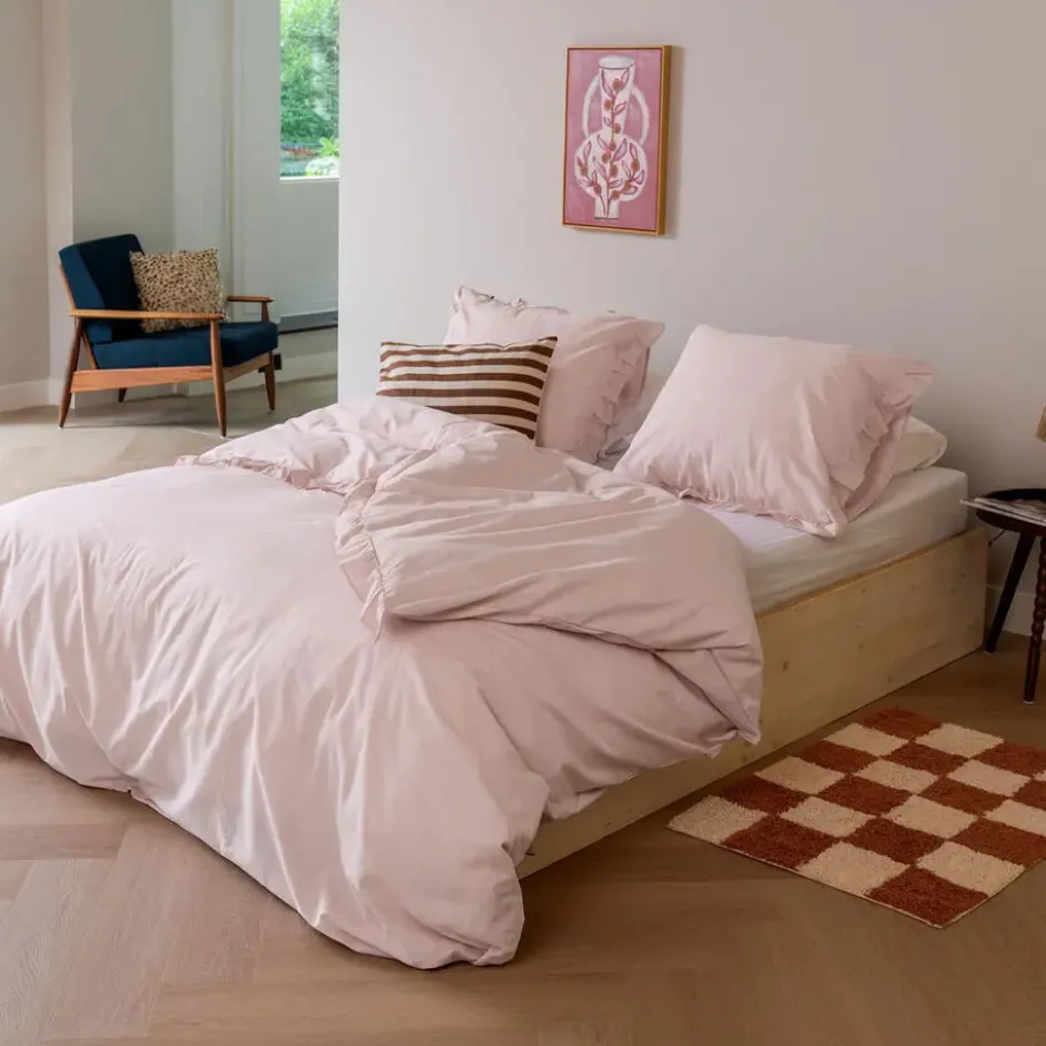 Dindi Home - Dekbedovertrek Candy Clouds - 140x220 cm - Roze
