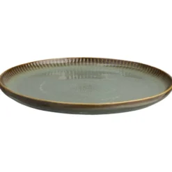 Dinerbord Camille - groen - stoneware - Ø25,5 cm