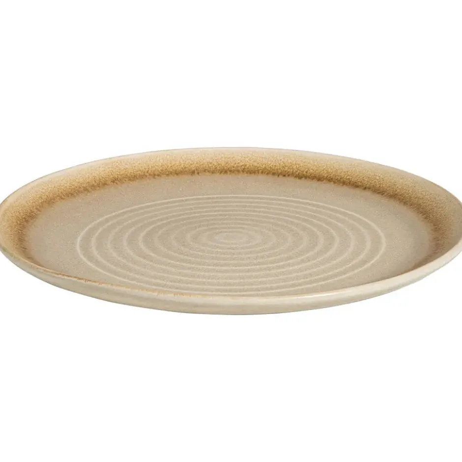 Dinerbord Ginger zandkleur stoneware - Ø27 cm
