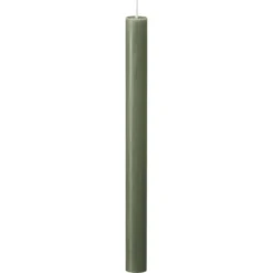 Dinerkaars Rustiek - olijfgroen - 27xØ2,3 cm