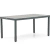Dining Tuintafel rechthoekig 160 x 90 cm Grijs Porto