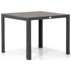 Dining Tuintafel vierkant 92 x 92 cm Grijs Young