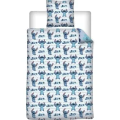 Disney Lilo & Stitch Dekbedovertrek - Eenpersoons - 140 x 200 cm + 65 x 65 cm