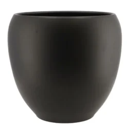DK Design plantenpot - Vinci - zwart mat - D29 x H31 cm
