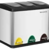 Dok Home - Prullenbak - 3x24 Liter - Metaal