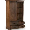 Don Barn-Buffetkast met 1 deur + 4 lades in het bruin