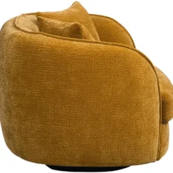 Draaibare Loveseat Enzio - stof Elephant - okergeel