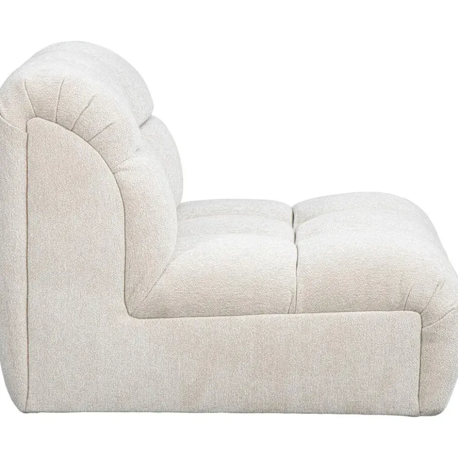 Draaifauteuil Beau - stof Raven - beige