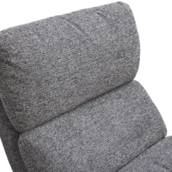 Draaifauteuil Bobbi incl. hocker - antraciet