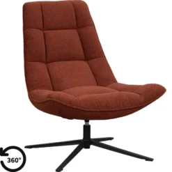 Draaifauteuil Emily - terra
