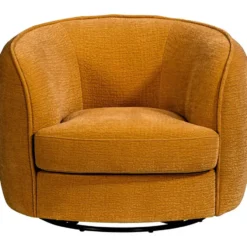 Draaifauteuil Enzio - stof Elephant - oker