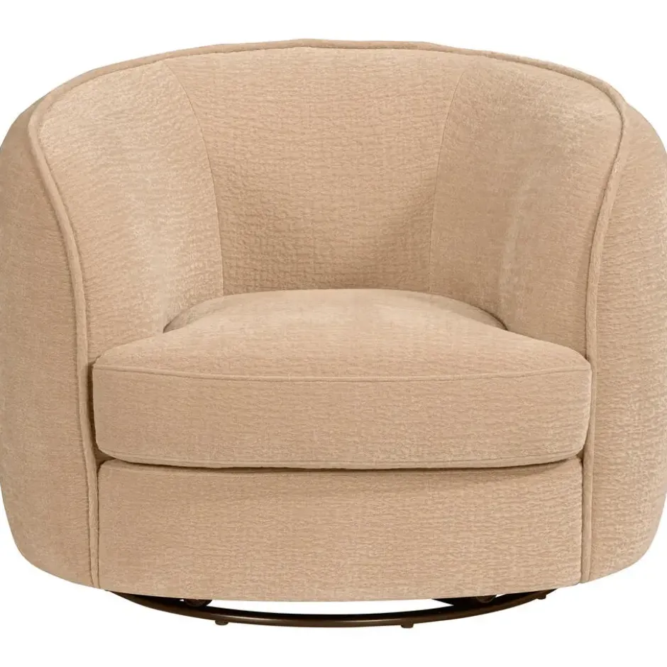 Draaifauteuil Enzio - stof Elephant - beige