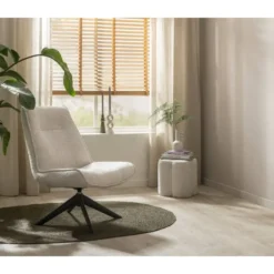 Draaifauteuil Nora - crème