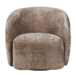 Draaifauteuil Taupe - 82x85x77cm - Yara