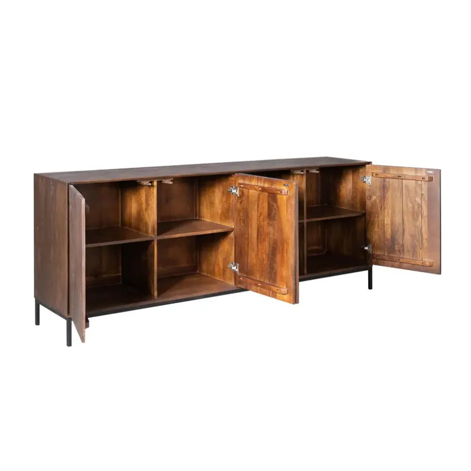 Dressoir Bruin Hout - 210x45x85cm - Madison