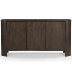 Dressoir Donkerbruin Mangohout - 150x40x76cm - Mitchel