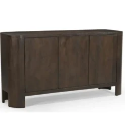 Dressoir Donkerbruin Mangohout - 150x40x76cm - Mitchel
