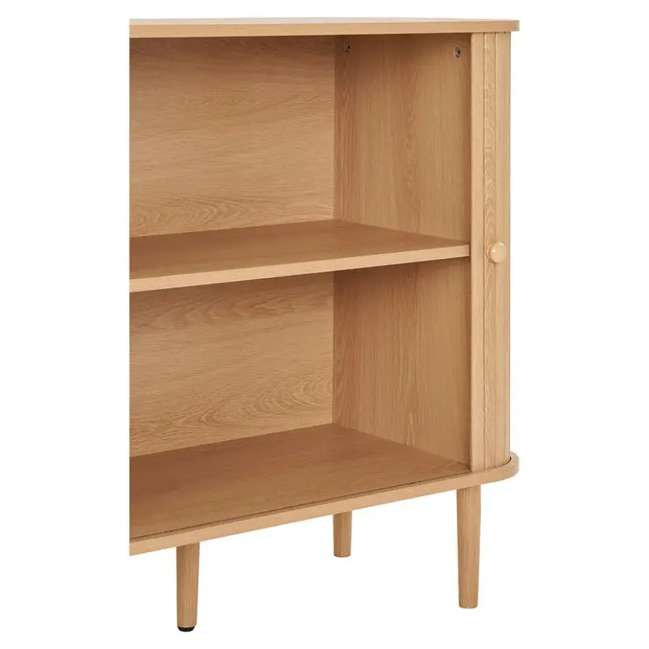 Dressoir Naturel - 140x40x79cm - 2 Deurs - Nikko
