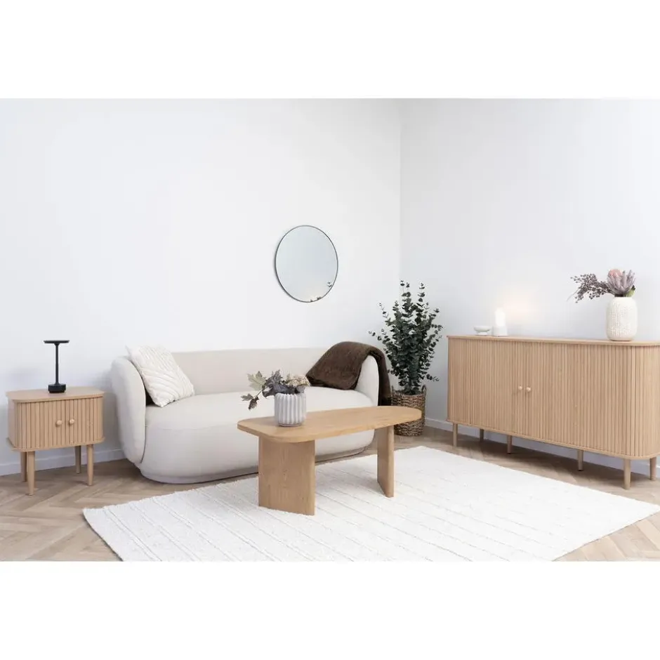 Dressoir Naturel - 140x40x79cm - 2 Deurs - Nikko