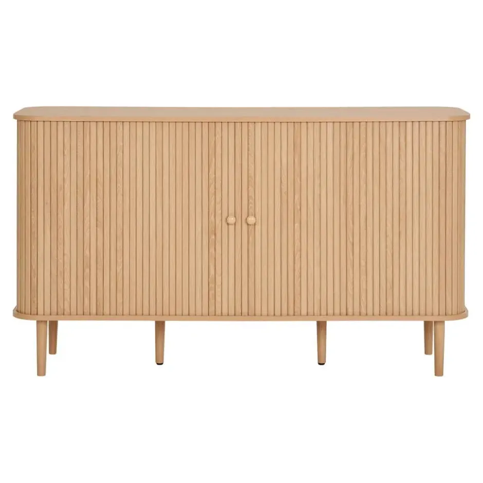 Dressoir Naturel - 140x40x79cm - 2 Deurs - Nikko