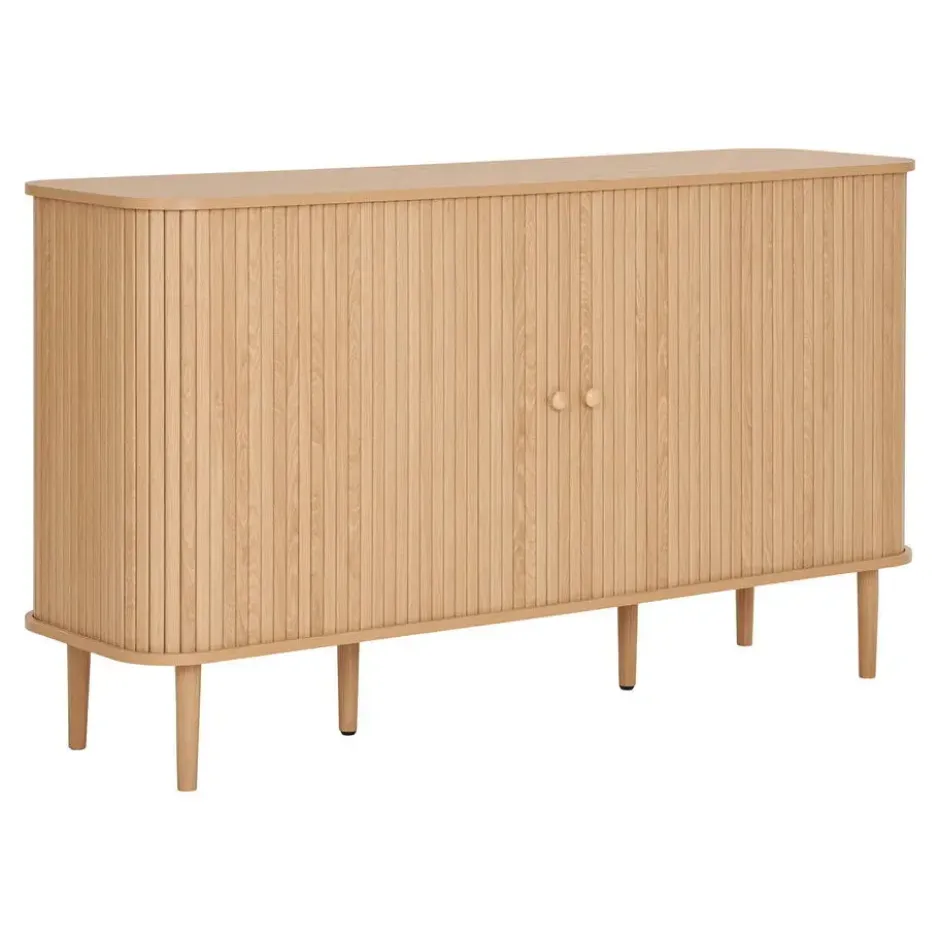 Dressoir Naturel - 140x40x79cm - 2 Deurs - Nikko
