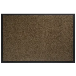 Droogloopmat Twister 40x60cm teak bruin