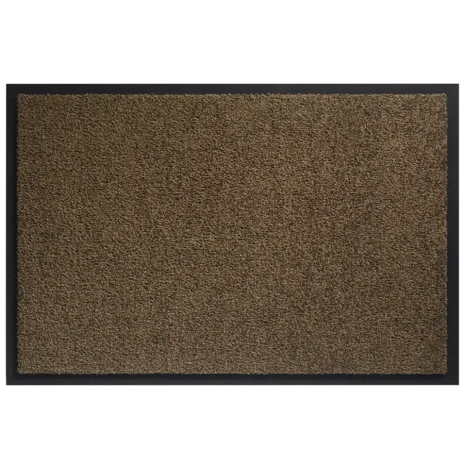 Droogloopmat Twister 40x60cm teak bruin