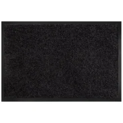 Droogloopmat Twister 60x90cm zwart