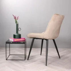 DS4U - Benito 3.0 eetkamerstoel velours - champagne