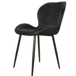 DS4U - Giulia eetkamerstoel velvet zwart