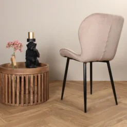 DS4U - Giulia eetkamerstoel velvet champagne